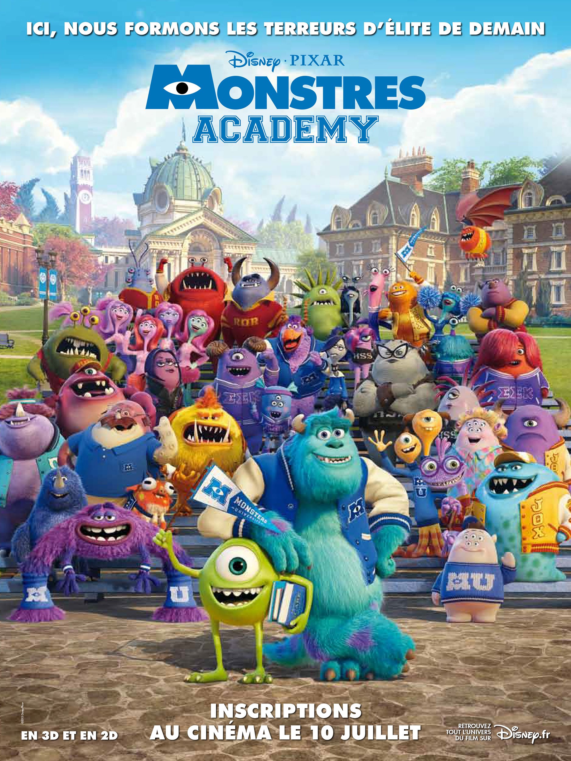 affiche monstres academy 20