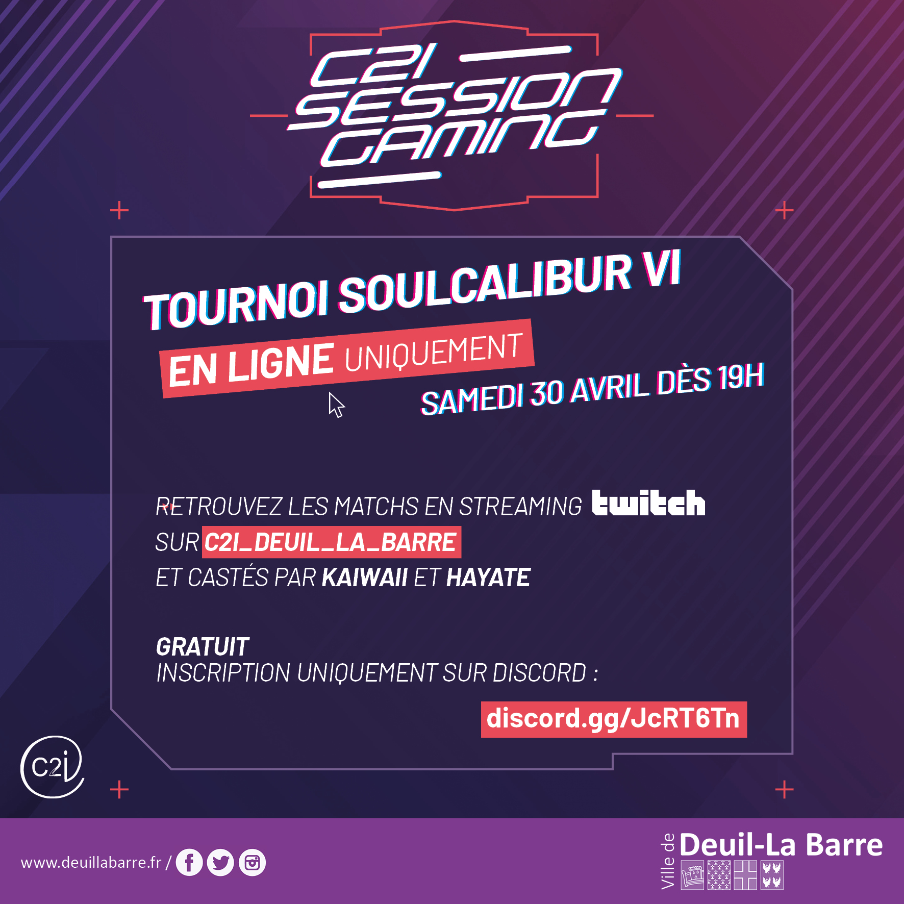 c2i session gaming tournoi soulcalibur