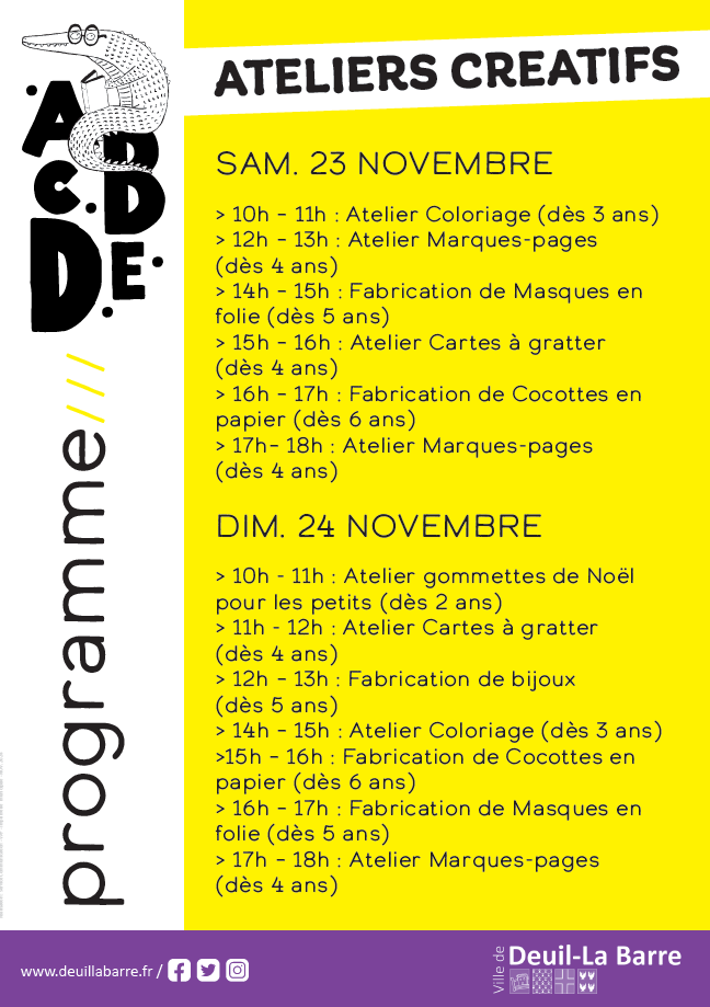 salon livre ateliers creatifs