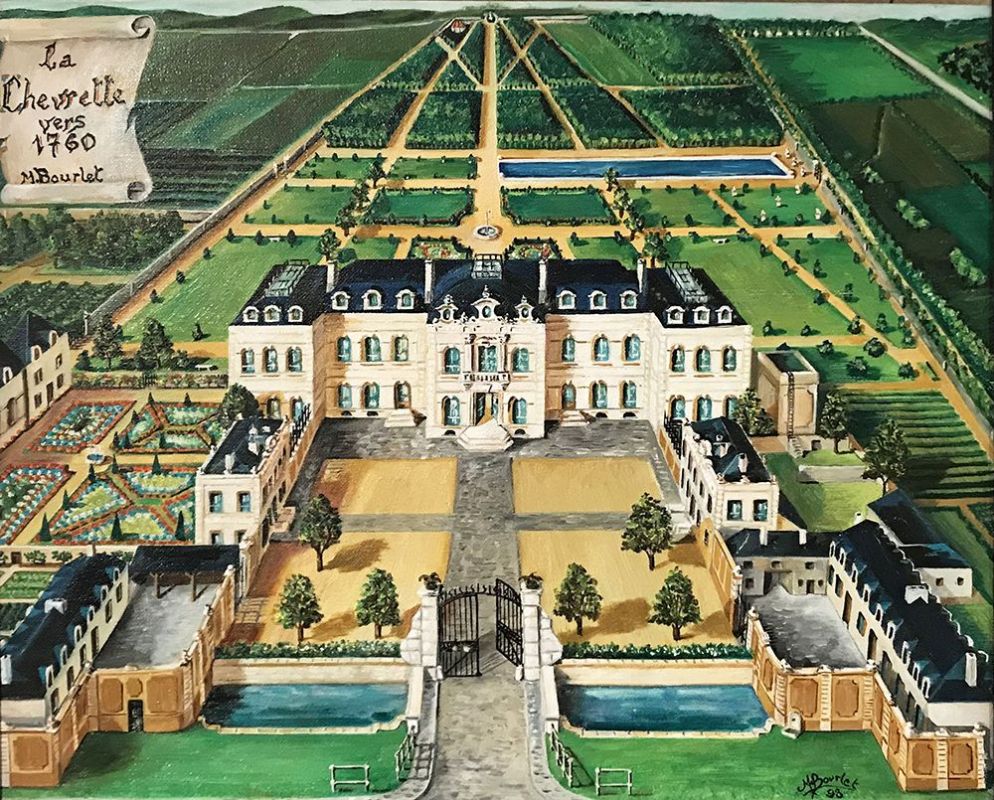 21-MBOURLET---Chateau-de-la-Chevrette-vers-1760